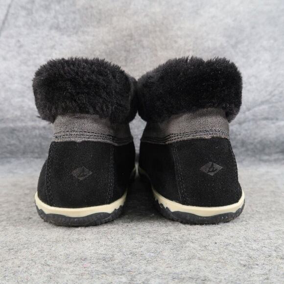 Sperry Shoes Womens 9 Duck Boot Slipper Chukka Elayna Leather Faux Fur Top Sider - Picture 5 of 14